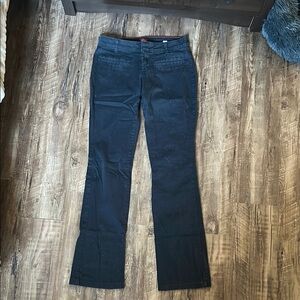 Women’s Blue Straight-Leg Pants